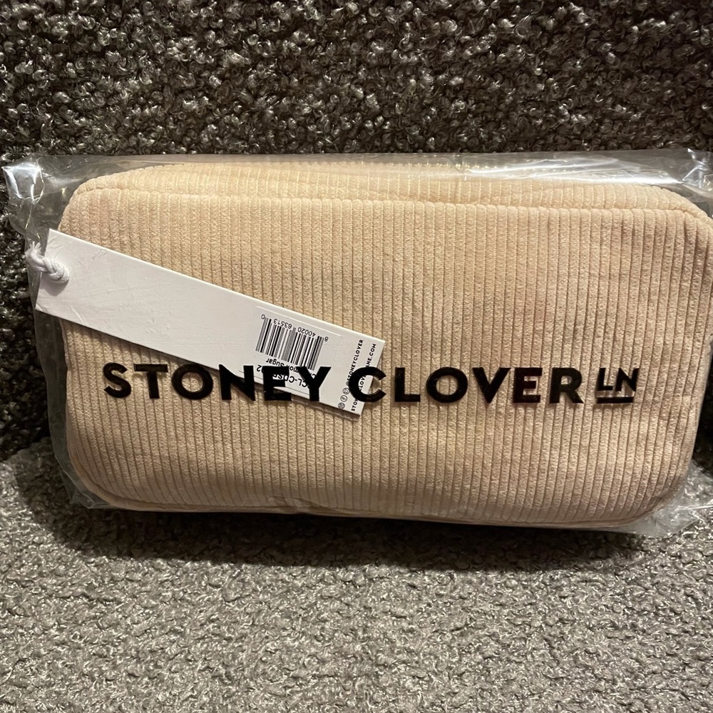 Stoney Clover Lane Corduroy Small Pouch Cinnamon Sugar